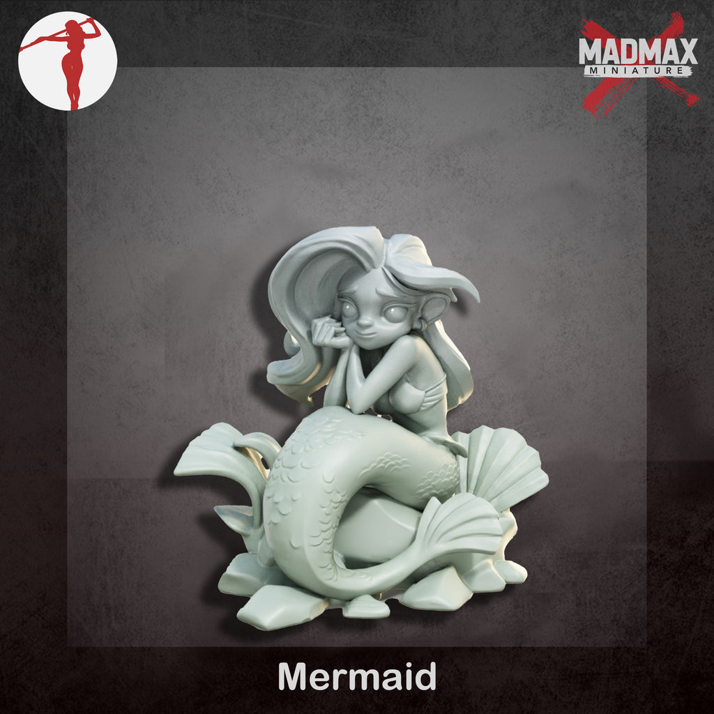 Mermaid - Female Miniatures – Mad Max Miniatures
