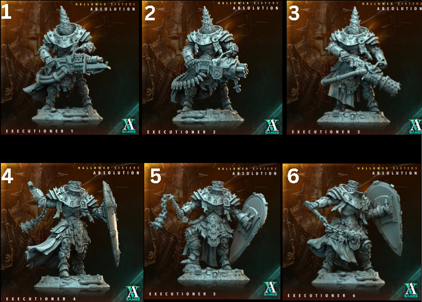 a group of miniature warhammers with weapons and armor a group of miniature warhammers with weapons and armor