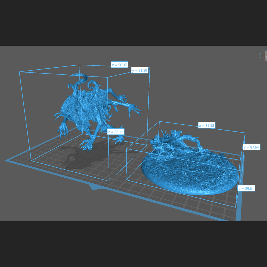 a statue of a demon attacking a demon a statue of a demon attacking a demon