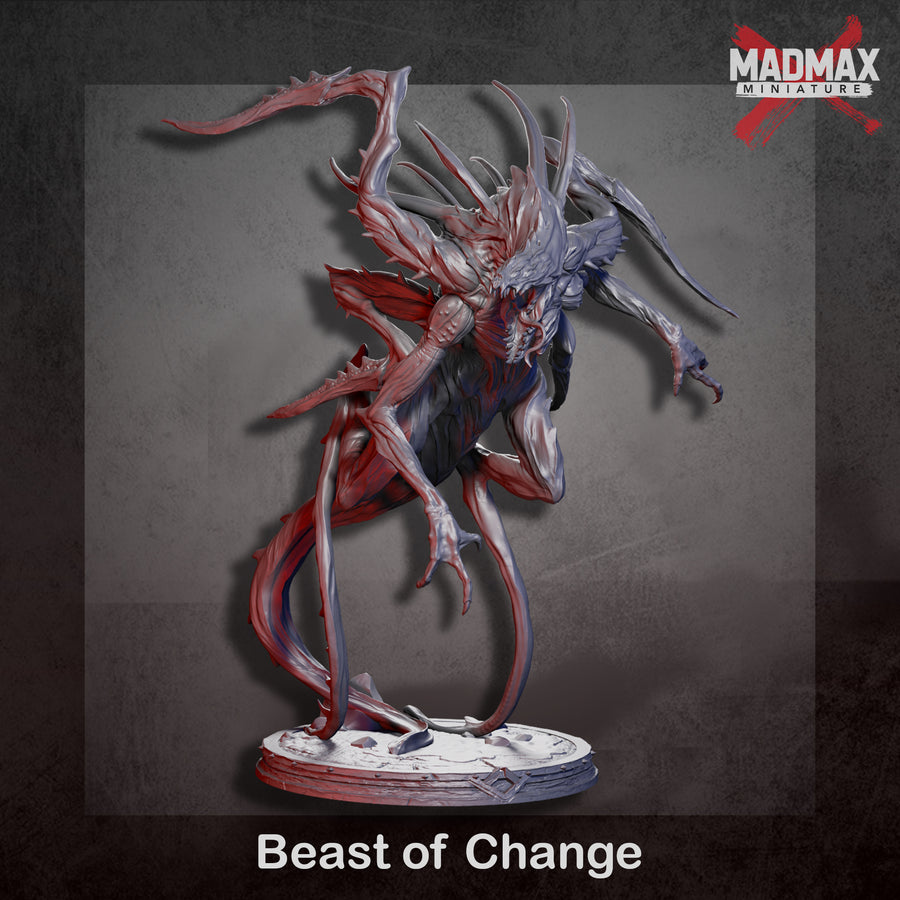 A 3D model of a fantastical creature with multiple arms and legs, resembling a dragon or serpent-like creature. The creature has a fierce expression and appears to be in motion, possibly running or attacking. The image is described as a A 3D model of a fantastical creature with multiple arms and legs, resembling a dragon or serpent-like creature. The creature has a fierce expression and appears to be in motion, possibly running or attacking. The image is described as a