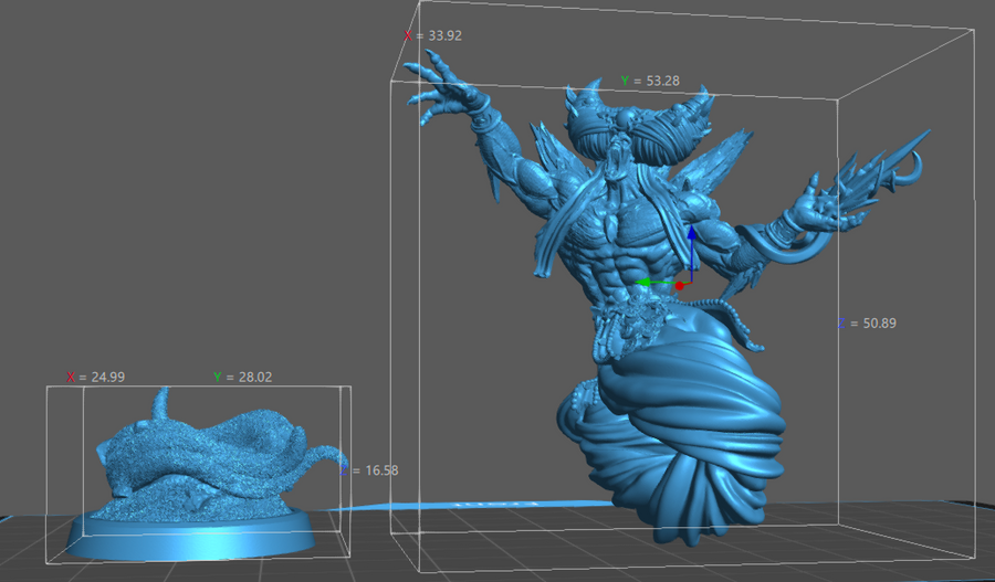 a set of four pictures of a statue of a demon a set of four pictures of a statue of a demon