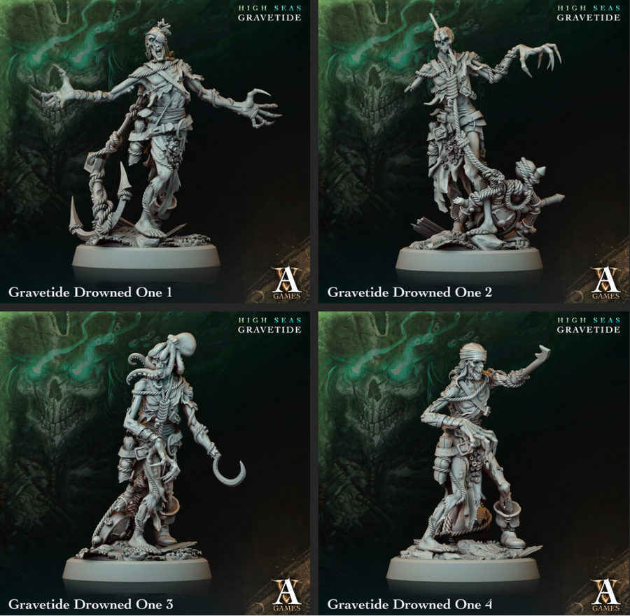four different views of a statue of an alien four different views of a statue of an alien