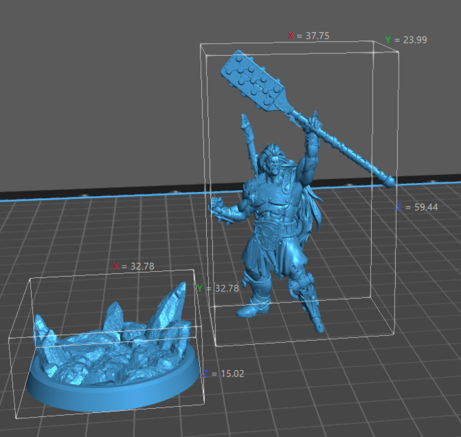 a statue of a man holding a giant axe a statue of a man holding a giant axe