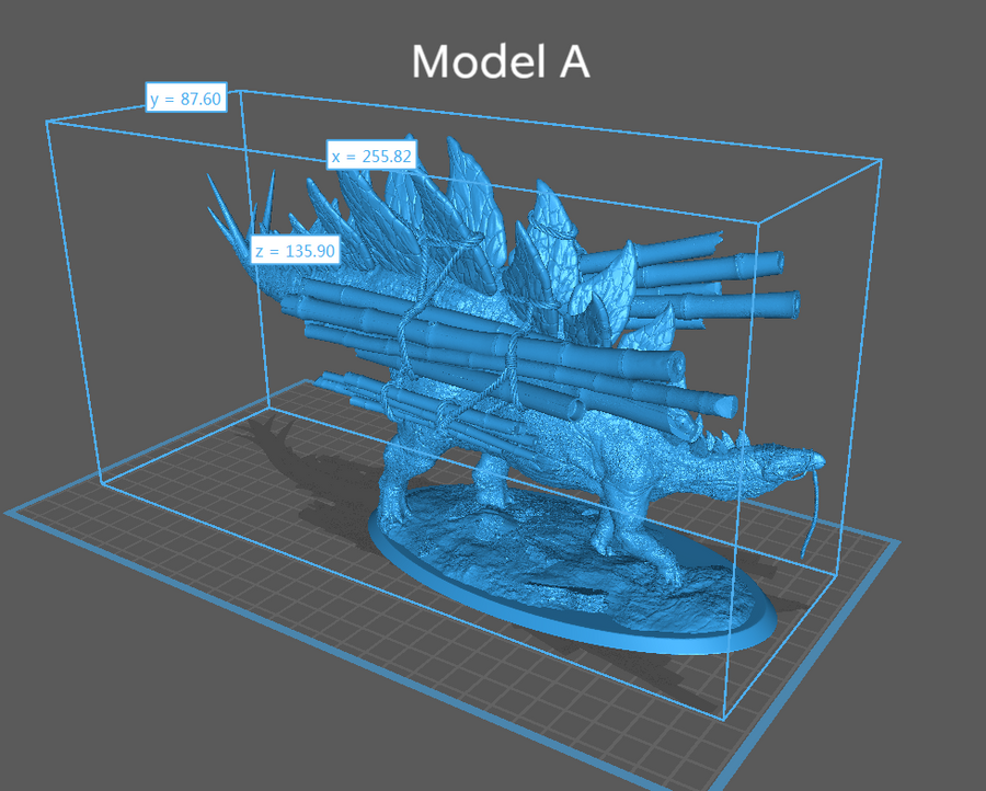 a sculpture of an animal with horns and spikes on its back a sculpture of an animal with horns and spikes on its back