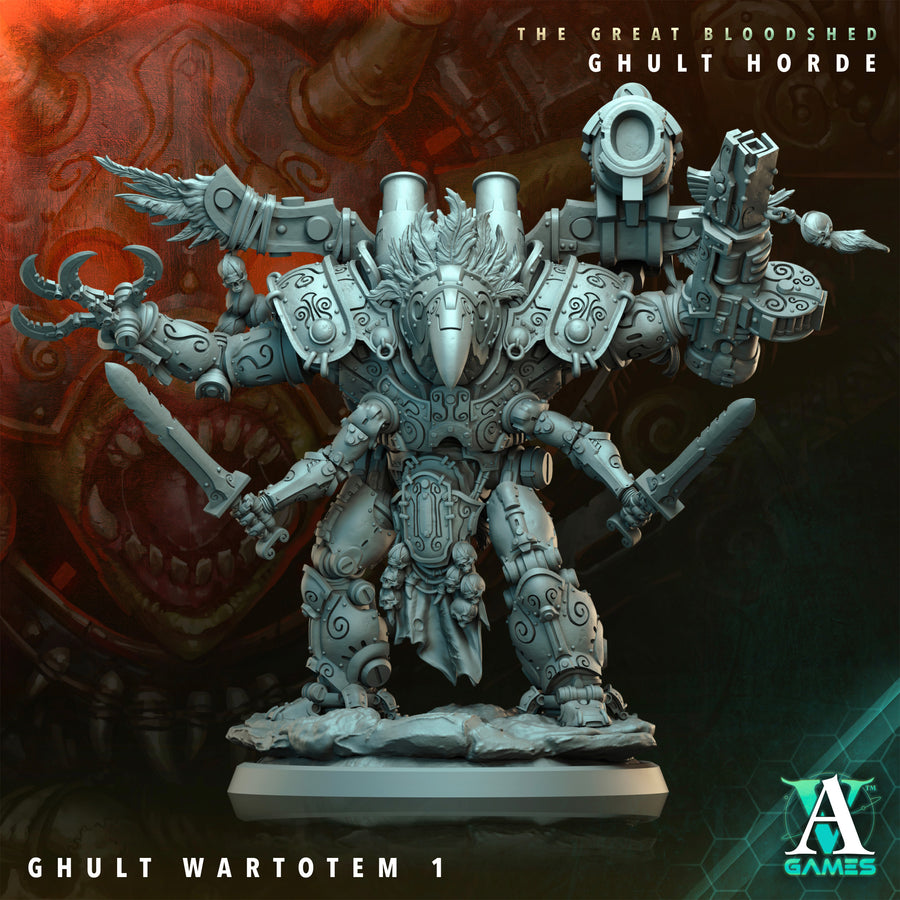 a statue of a giant robot with a gun in his hand a statue of a giant robot with a gun in his hand