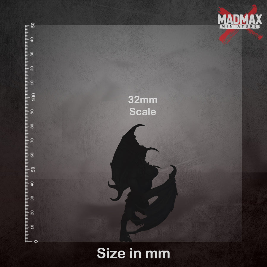 three detailed, winged, and armored creatures resembling vampiric creatures, possibly from the video game MadMAX. three detailed, winged, and armored creatures resembling vampiric creatures, possibly from the video game MadMAX.