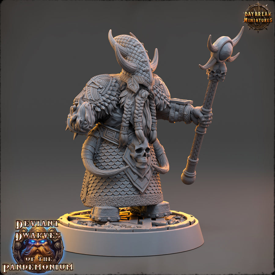 a statue of a man with a horned head holding a sword a statue of a man with a horned head holding a sword