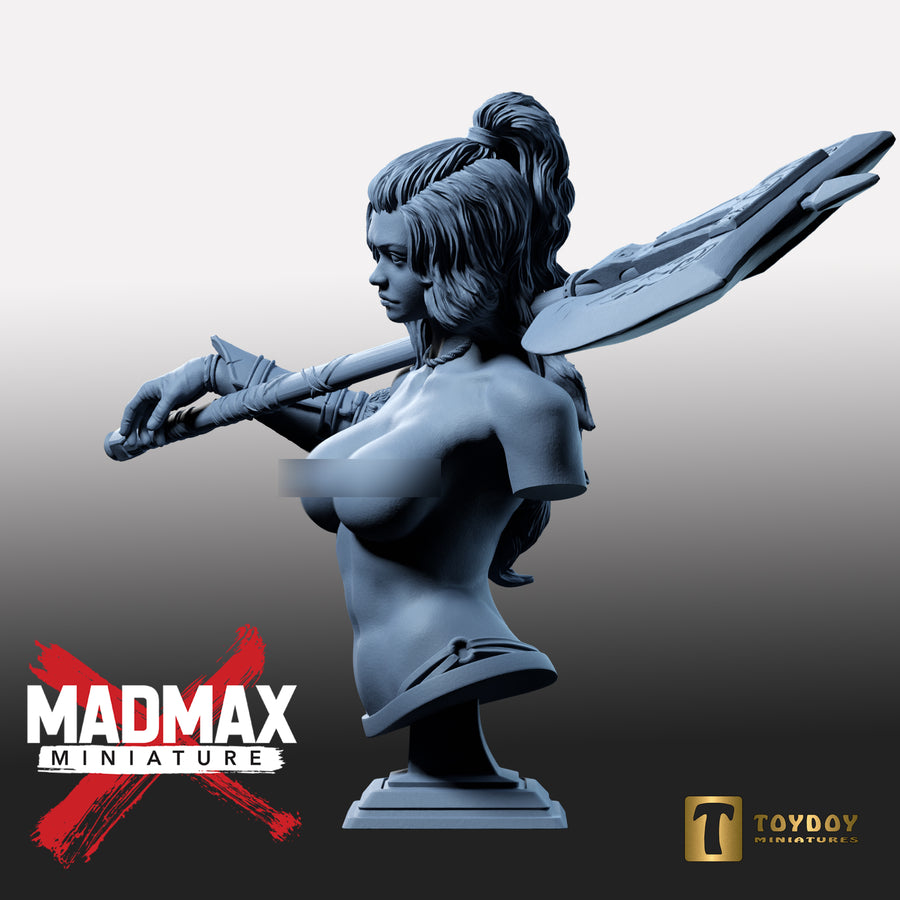 a statue of a woman holding a baseball bat a statue of a woman holding a baseball bat