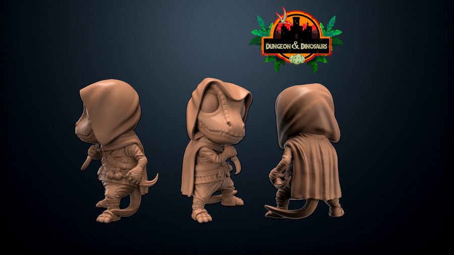 Chibi Velociraptor Rogue - Falcata 3D Chibi Velociraptor Rogue - Falcata 3D
