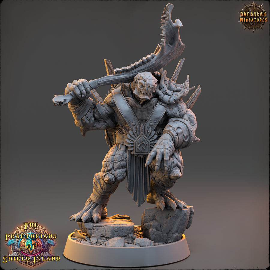 Zannag - Turtles - The Praetorians of Shield Island - Daybreak Miniatures Zannag - Turtles - The Praetorians of Shield Island - Daybreak Miniatures