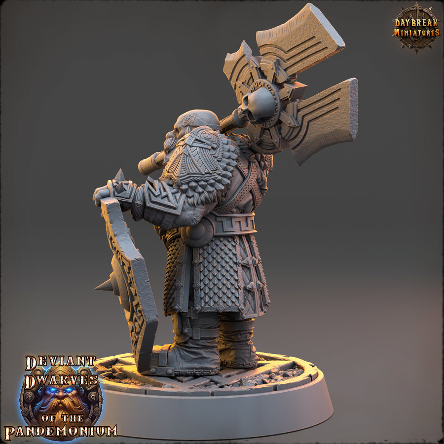 Froden Rokk - Deviant Dwarf of the Pandemonium - Daybreak Miniatures Froden Rokk - Deviant Dwarf of the Pandemonium - Daybreak Miniatures