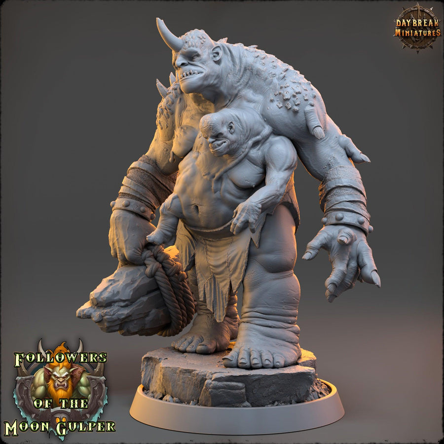 The Stonecrak Brothers - Followers Of The Moon Gulper - Daybreak Miniatures The Stonecrak Brothers - Followers Of The Moon Gulper - Daybreak Miniatures