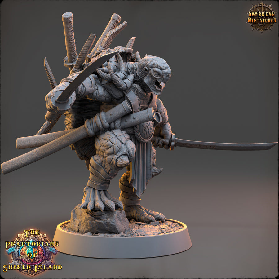 Doikar - Turtles - The Praetorians of Shield Island - Daybreak Miniatures Doikar - Turtles - The Praetorians of Shield Island - Daybreak Miniatures