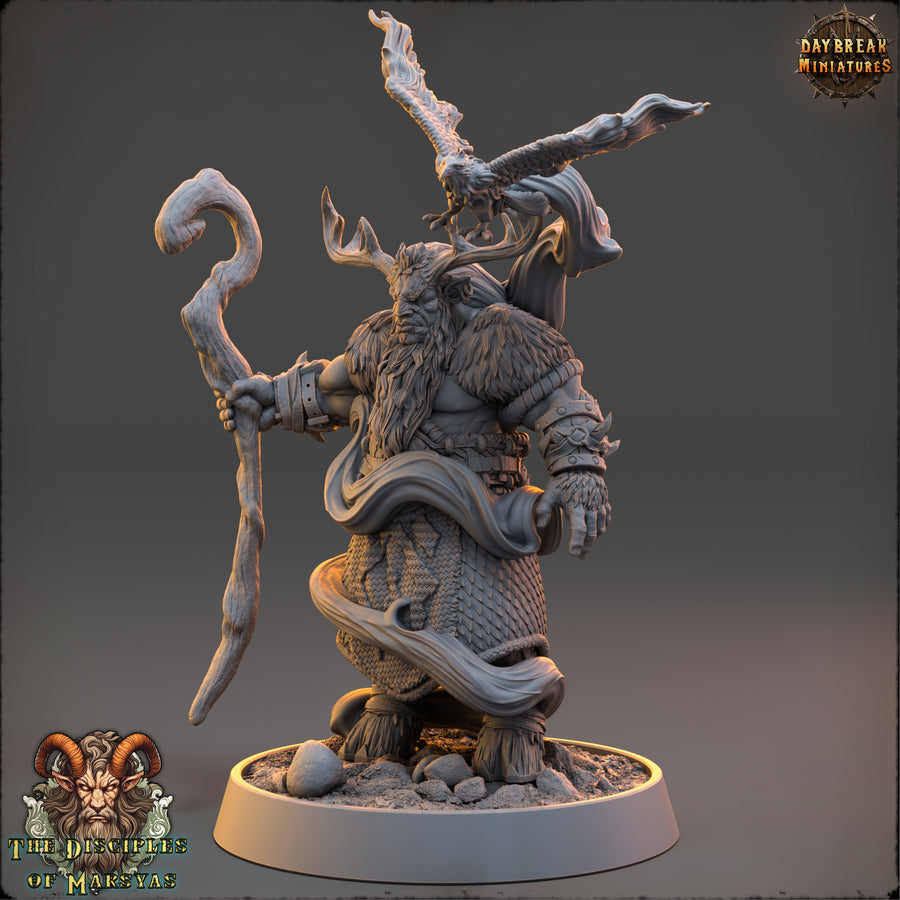 Vunduu ,Watcher of the Skies - Satyr - The disciples Of Marsyas - Daybreak Miniatures Vunduu ,Watcher of the Skies - Satyr - The disciples Of Marsyas - Daybreak Miniatures