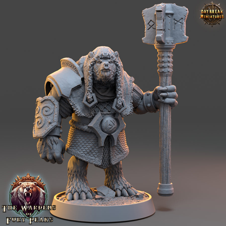 Bernof Standfast - The Wardens of Fury Peaks - Daybreak Miniatures Bernof Standfast - The Wardens of Fury Peaks - Daybreak Miniatures