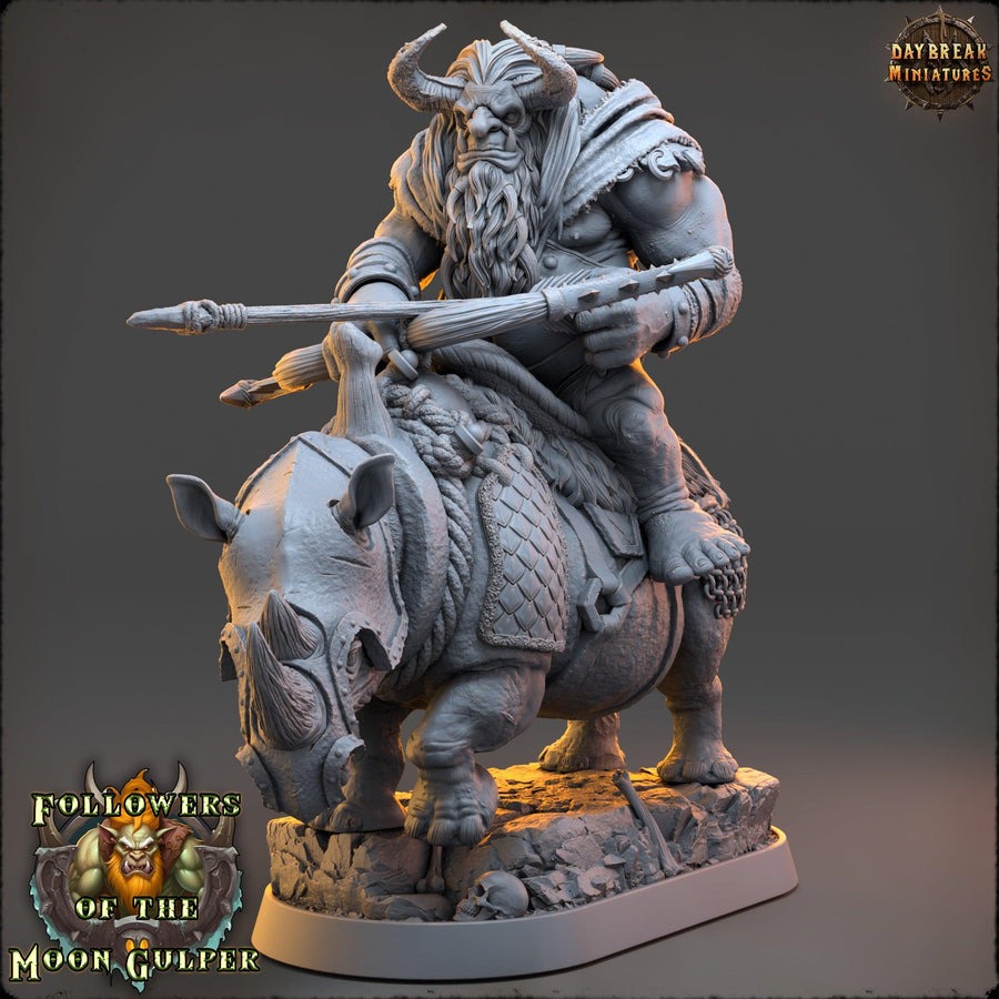Kshmeh Klatzmer On Sewer Rhino - Followers Of The Moon Gulper - Daybreak Miniatures Kshmeh Klatzmer On Sewer Rhino - Followers Of The Moon Gulper - Daybreak Miniatures