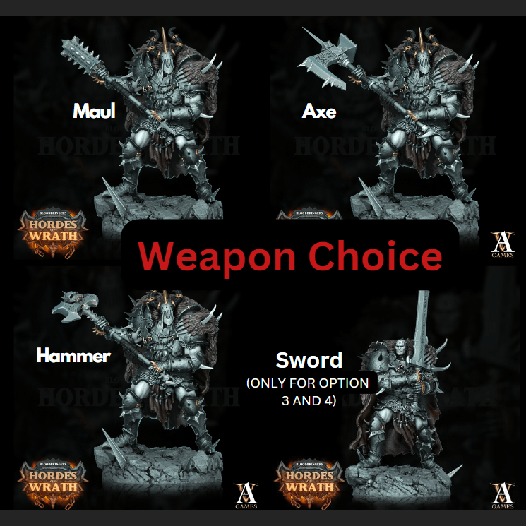 Blessed Champion Of Gorkal - Hordes Of Wrath - Archvillain games Blessed Champion Of Gorkal - Hordes Of Wrath - Archvillain games