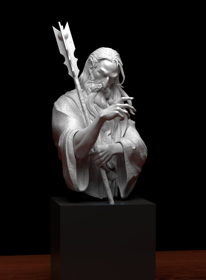 a statue of a man holding a sword a statue of a man holding a sword