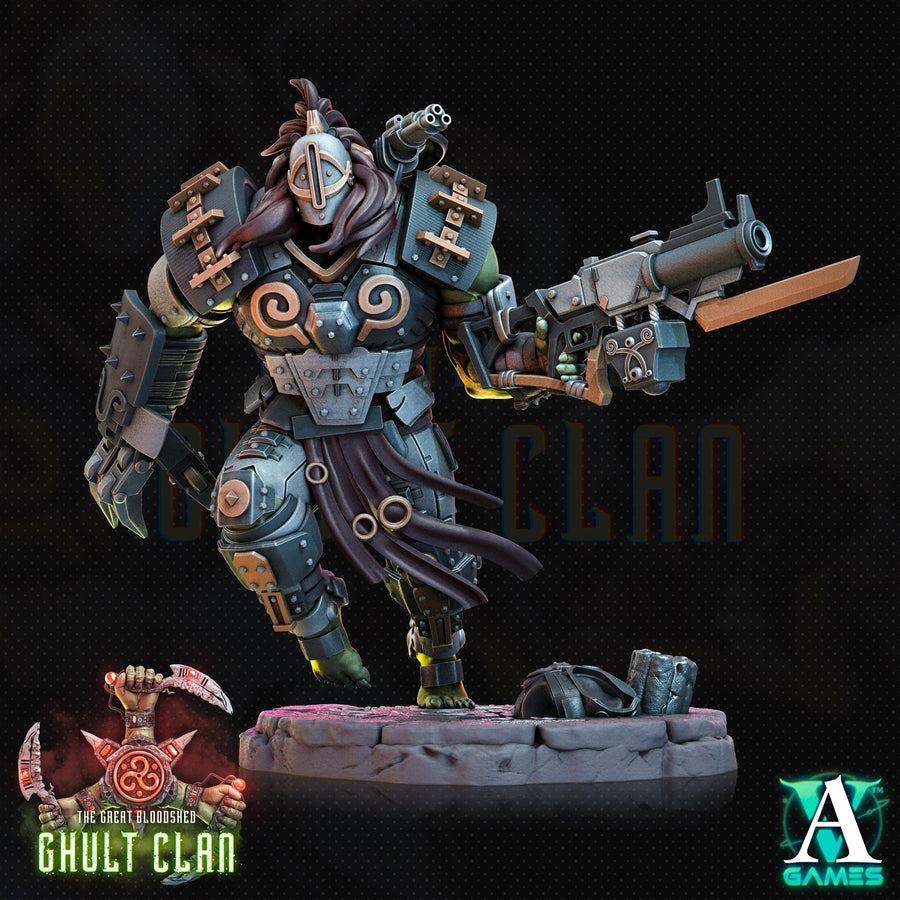 Ghult Gallowglass - The Great Bloodshed - Ghult Clan - Archvillain Games Ghult Gallowglass - The Great Bloodshed - Ghult Clan - Archvillain Games