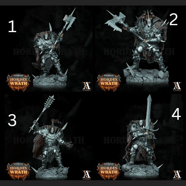Blessed Champion Of Gorkal - Hordes Of Wrath - Archvillain games Blessed Champion Of Gorkal - Hordes Of Wrath - Archvillain games