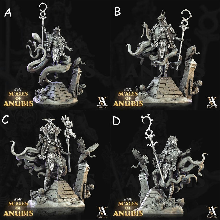Anubian Priests *Size & Pose Option* Scales of Anubis Anubian Priests *Size & Pose Option* Scales of Anubis