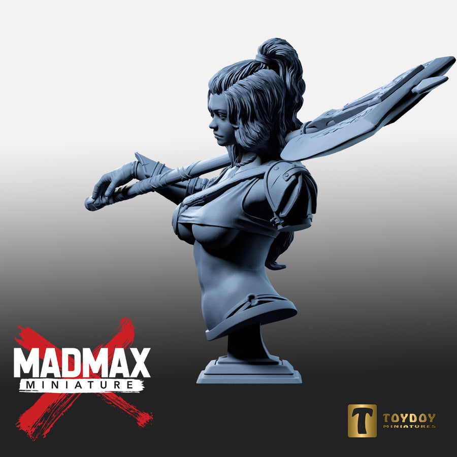a statue of a woman holding a baseball bat a statue of a woman holding a baseball bat