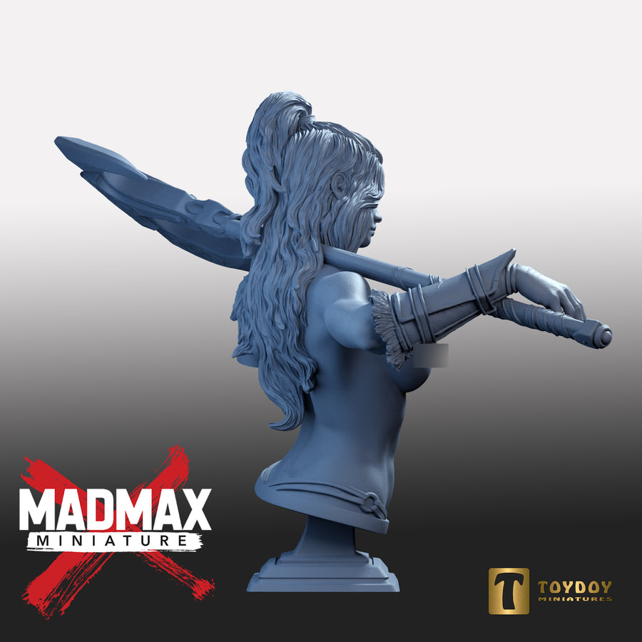 a statue of a woman holding a baseball bat a statue of a woman holding a baseball bat