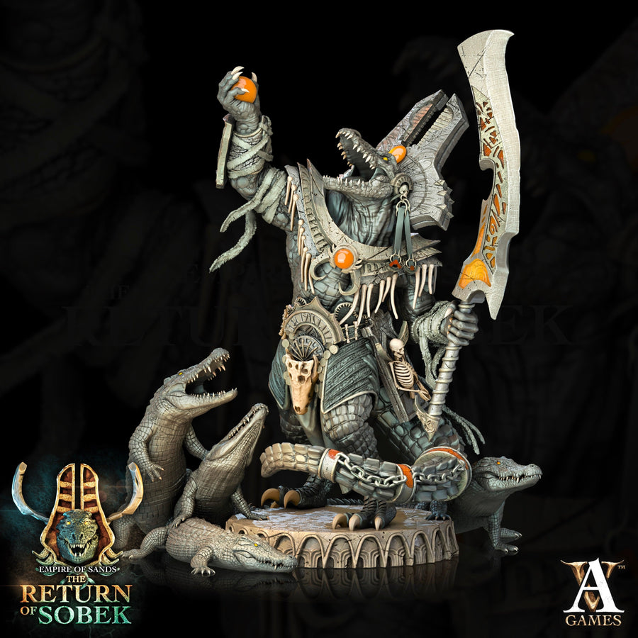 Scion Of Sobek, Aspect Of The Black River - Empire Of Sands - Return Of Sobek - Archvillain Games Scion Of Sobek, Aspect Of The Black River - Empire Of Sands - Return Of Sobek - Archvillain Games
