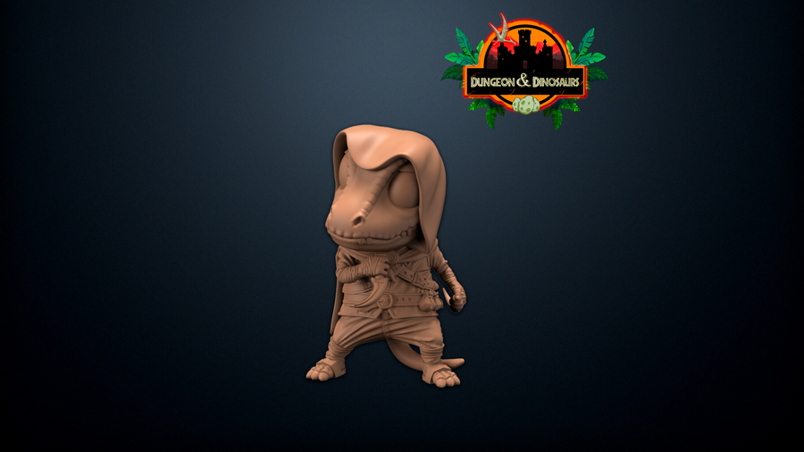 Chibi Velociraptor Rogue - Falcata 3D Chibi Velociraptor Rogue - Falcata 3D