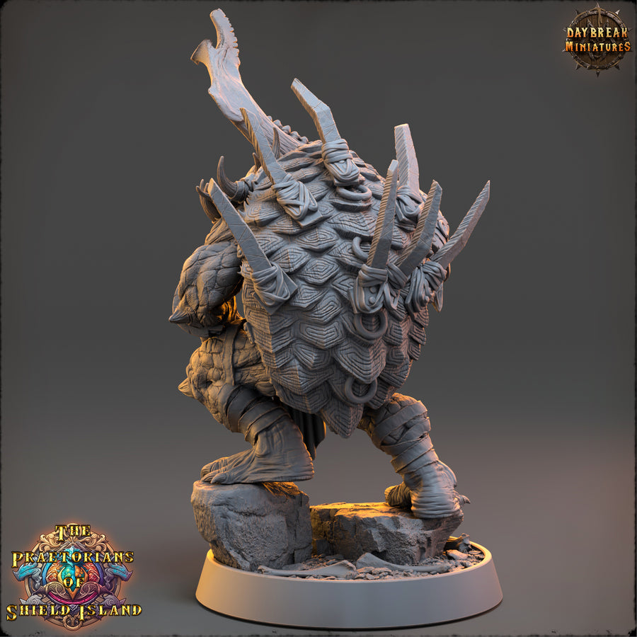 Zannag - Turtles - The Praetorians of Shield Island - Daybreak Miniatures Zannag - Turtles - The Praetorians of Shield Island - Daybreak Miniatures