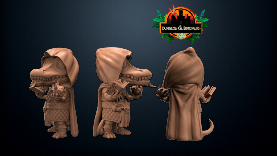 Chibi Baryonyx Warlock - Falcata 3D Chibi Baryonyx Warlock - Falcata 3D