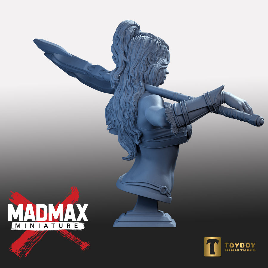a statue of a woman holding a baseball bat a statue of a woman holding a baseball bat