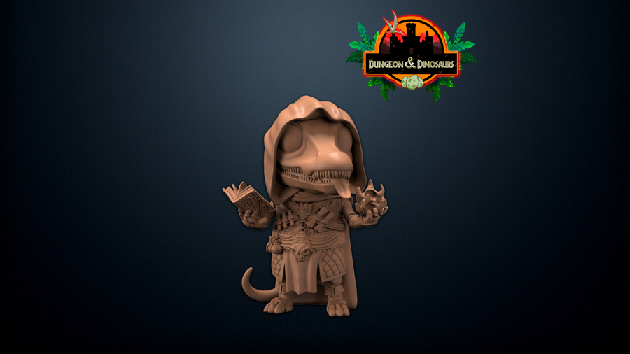Chibi Baryonyx Warlock - Falcata 3D Chibi Baryonyx Warlock - Falcata 3D