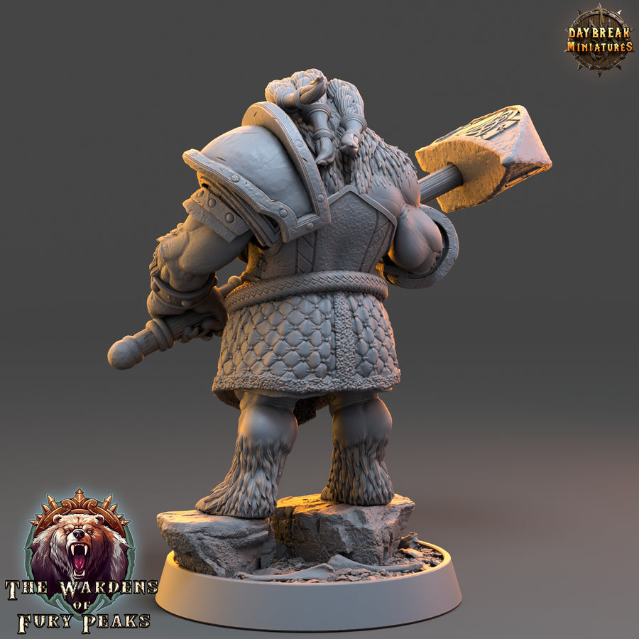 Mercoria Tenfoot - The Wardens of Fury Peaks - Daybreak Miniatures Mercoria Tenfoot - The Wardens of Fury Peaks - Daybreak Miniatures