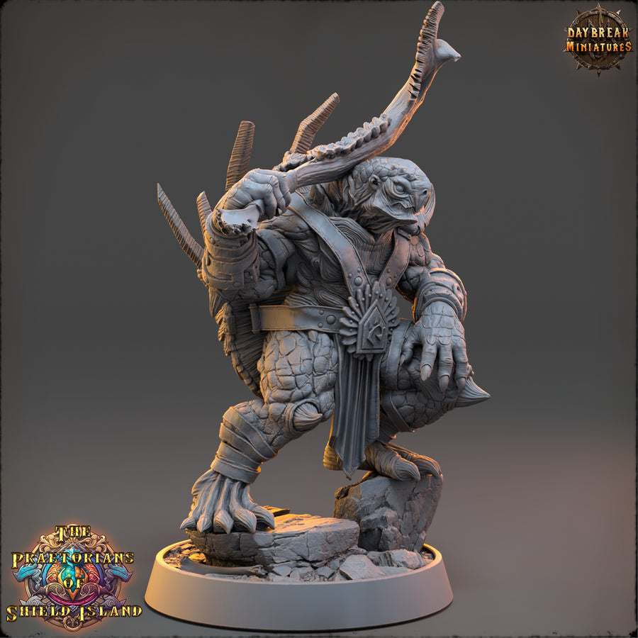 Zannag - Turtles - The Praetorians of Shield Island - Daybreak Miniatures Zannag - Turtles - The Praetorians of Shield Island - Daybreak Miniatures