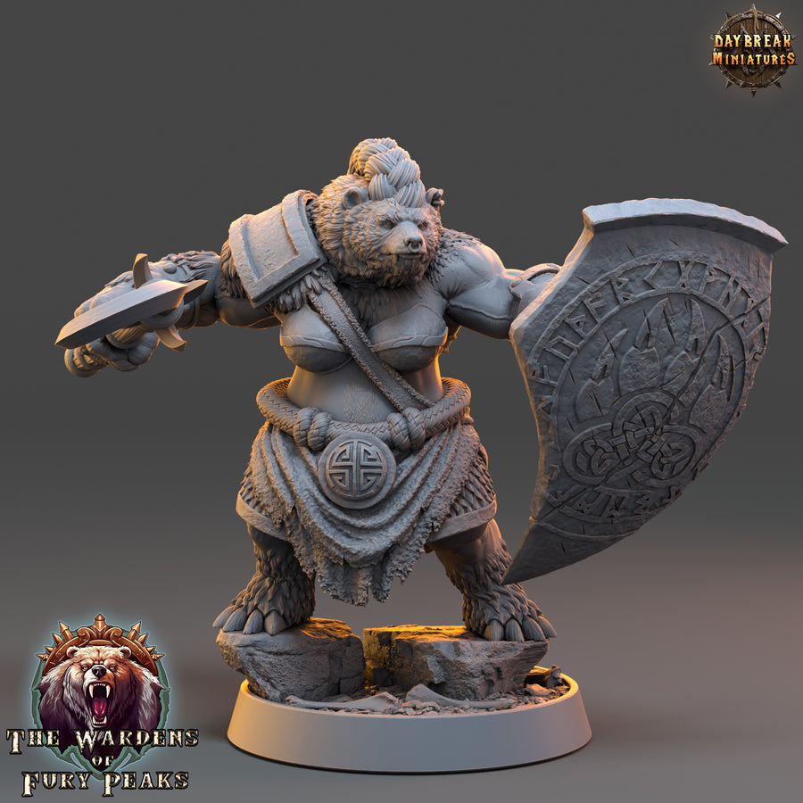 Ursulla Rammer - The Wardens of Fury Peaks - Daybreak Miniatures Ursulla Rammer - The Wardens of Fury Peaks - Daybreak Miniatures