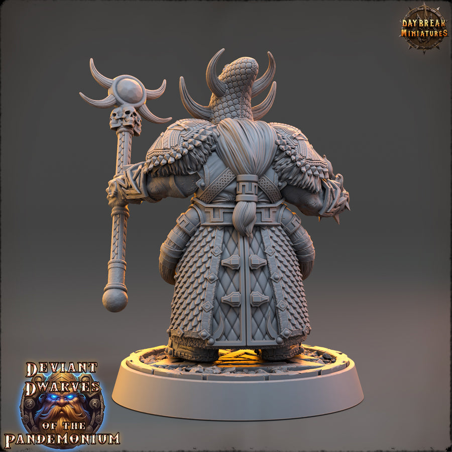a statue of a man with a horned head holding a sword a statue of a man with a horned head holding a sword