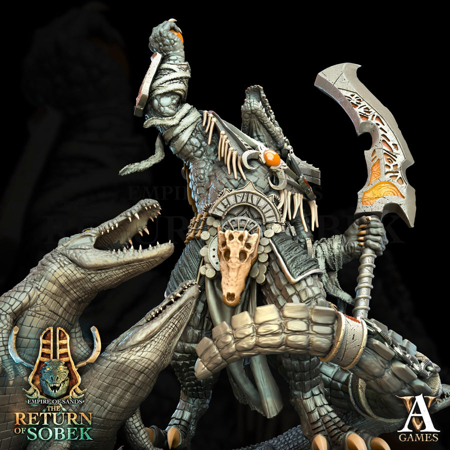 Scion Of Sobek, Aspect Of The Black River - Empire Of Sands - Return Of Sobek - Archvillain Games Scion Of Sobek, Aspect Of The Black River - Empire Of Sands - Return Of Sobek - Archvillain Games
