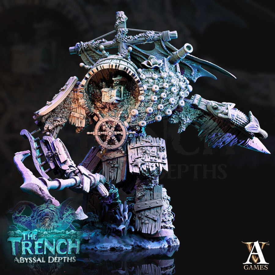 Shipwreck Golem - Abyssal Depth - The Trench - Archvillain Games Shipwreck Golem - Abyssal Depth - The Trench - Archvillain Games