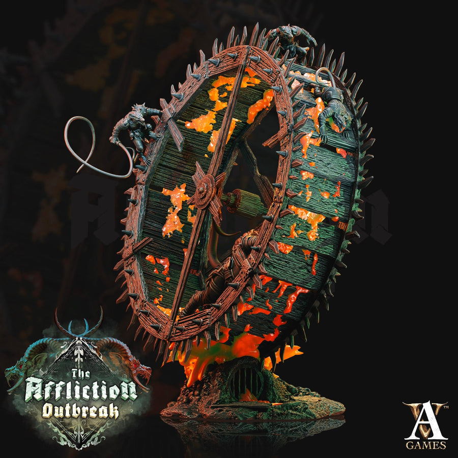The Wheel - Outbreak - The Affliction - Archvillain Games The Wheel - Outbreak - The Affliction - Archvillain Games