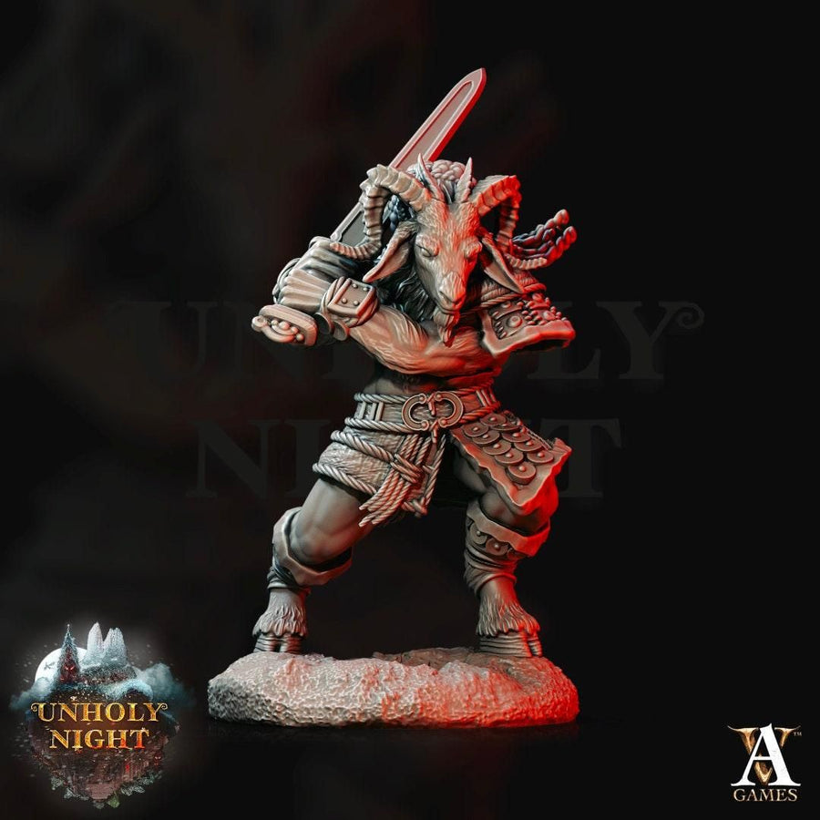 Goat Warriors - DnD Miniature l 3D Printed Model l Monster l Beast Pathfinder l Tabletop RPG l Dungeons and Dragons l Beastman Goat Warriors - DnD Miniature l 3D Printed Model l Monster l Beast Pathfinder l Tabletop RPG l Dungeons and Dragons l Beastman