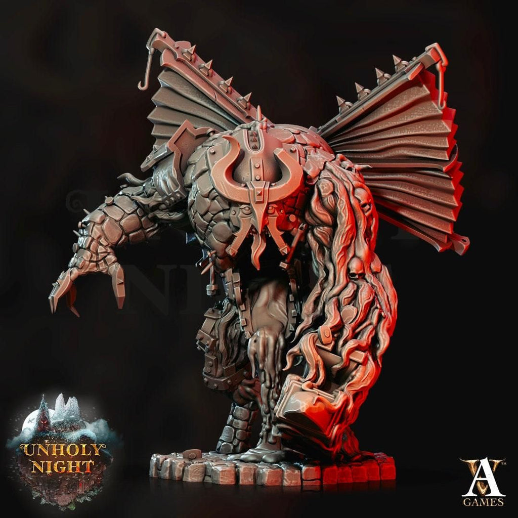 画材 Golem footprints Stone Golem - Constructs - PRESUPPORTED - Illustrated and