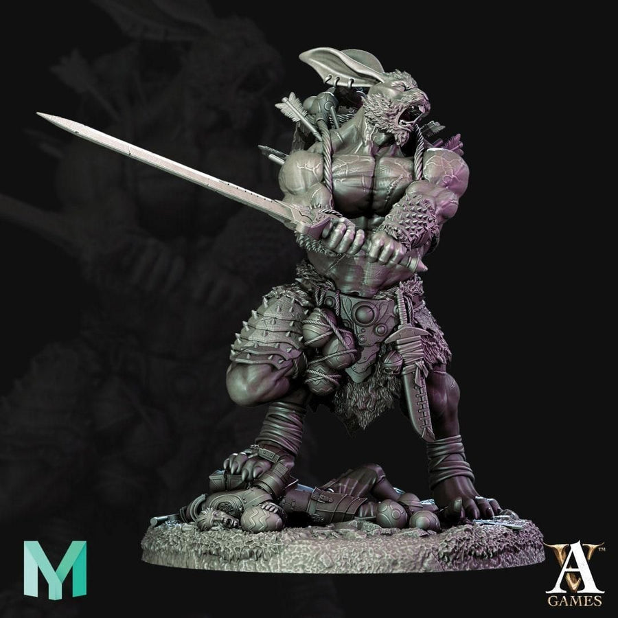 Berserker Bunny *SIZE OPTIONS* Easter Angry Bunny High Berserker Bunny *SIZE OPTIONS* Easter Angry Bunny High