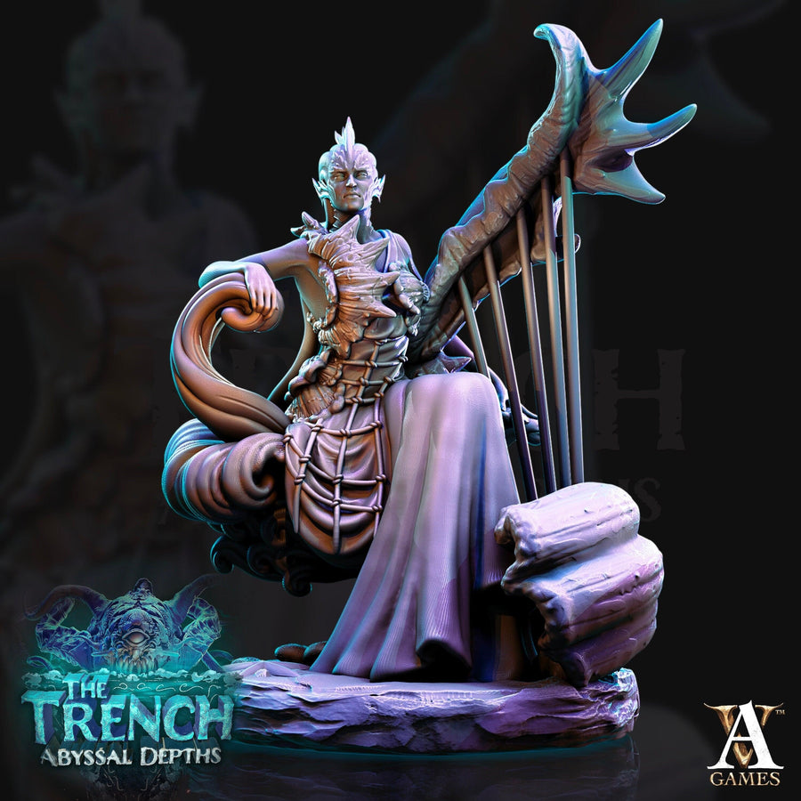 Triton Tribe Leaders - Abyssal Depths - The Trench - Archvillain Games Triton Tribe Leaders - Abyssal Depths - The Trench - Archvillain Games