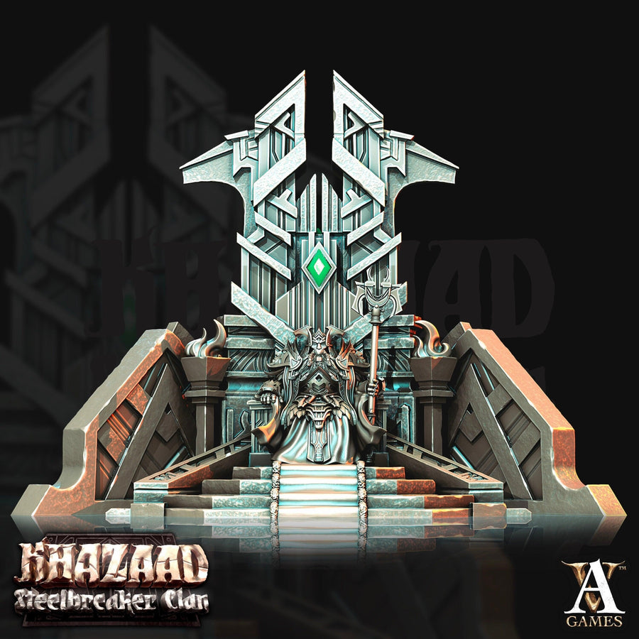 King Thrag Steelhammer 32mm *POSE OPTION* Khazaad High King Thrag Steelhammer 32mm *POSE OPTION* Khazaad High