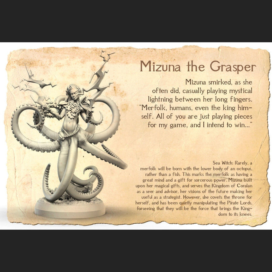 Mizuna the Grasper *MODULAR OPTIONS* Mizuna the Grasper *MODULAR OPTIONS*