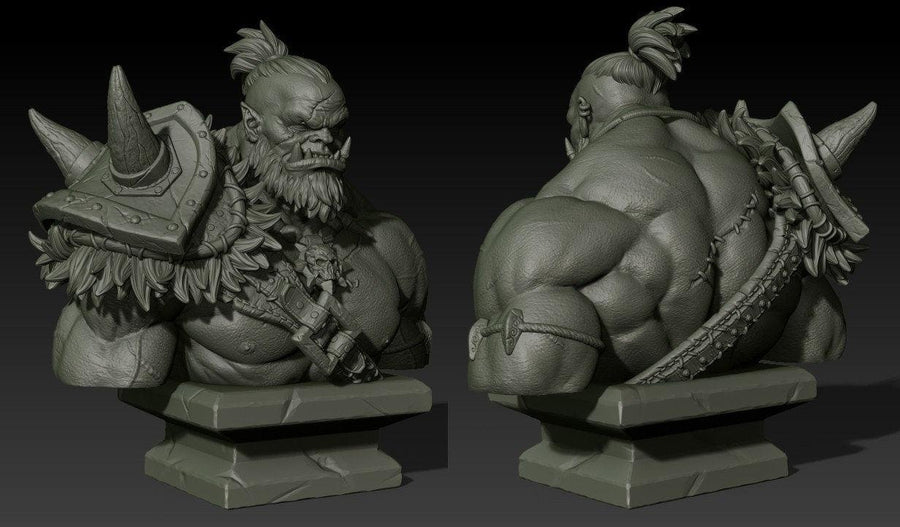Orc Bust 1:9 / 1:12 - Kou Dama Orc Bust 1:9 / 1:12 - Kou Dama