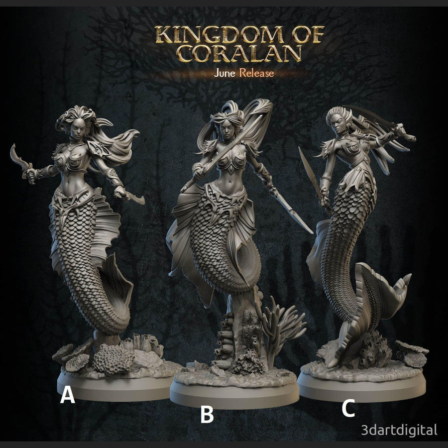 Merfolk Warriors Female *POSE OPTION* Merfolk Warriors Female *POSE OPTION*