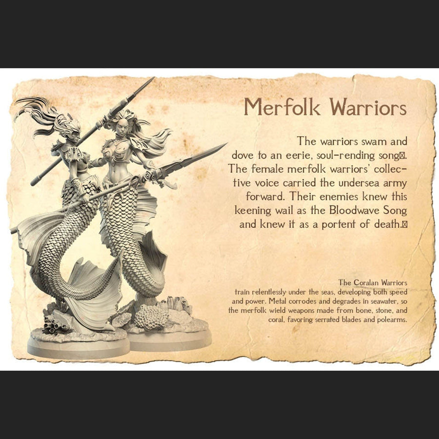 Merfolk Warriors Female *POSE OPTION* Merfolk Warriors Female *POSE OPTION*