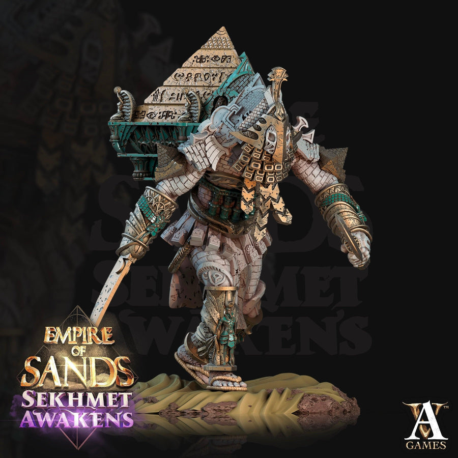 Pyramid Golem MASSIVE 100mm High Pyramid Golem MASSIVE 100mm High